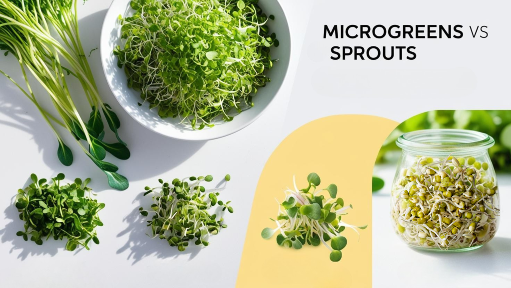Microgreens vs. Sprouts: What’s the Difference?